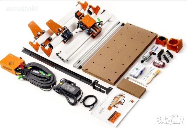 CNC фреза FoxAlien Masuter Pro 4040, CNC рутер, подобрена 3-осна фреза за дърво, метал, акрил, MDF, снимка 2 - Други машини и части - 54879724