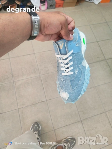  👟Маратонки Armani налични в Черно и Синьо, снимка 2 - Маратонки - 54793604