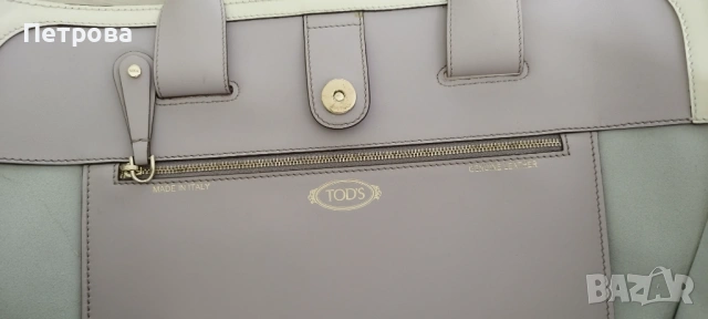 Кожена чанта Tod's Оригинал, снимка 12 - Чанти - 54648257