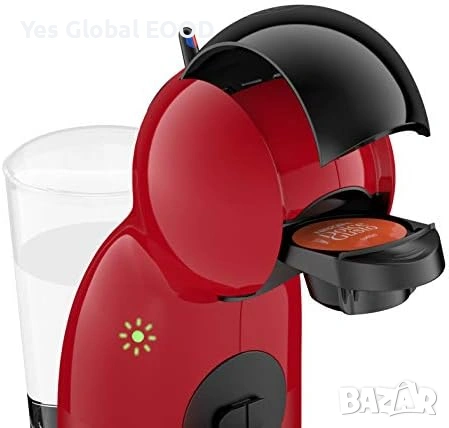 Кафемашина Krups Dolce Gusto Piccolo XS червена, снимка 4 - Кафемашини - 54629005
