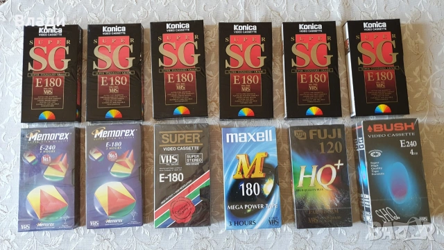 Нови видеокасети TDK, JVC, Sony, Maxell, Konica, EFBE, снимка 7 - Други жанрове - 44908708