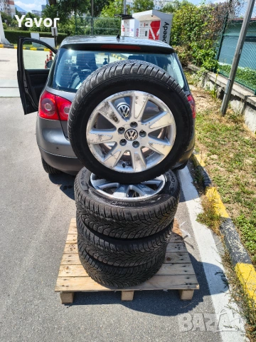 Алуминиеви джанти 5х112 с гуми  KUMHO 16" 205/55/16, снимка 9 - Гуми и джанти - 54127616