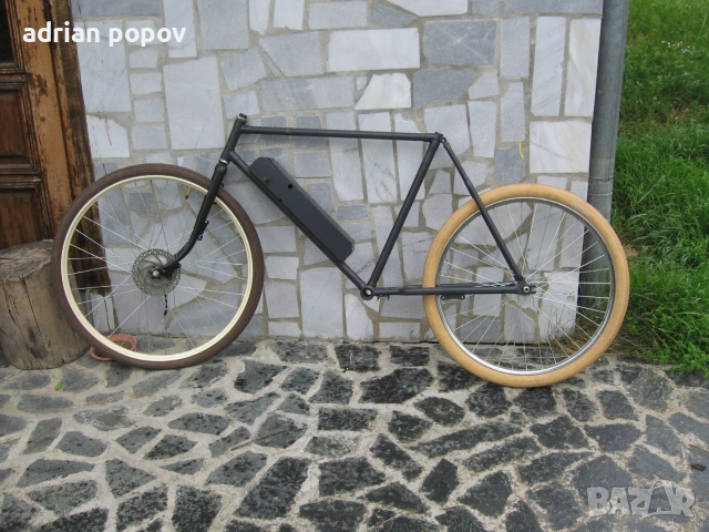 ретро рамка за ел. велосипед