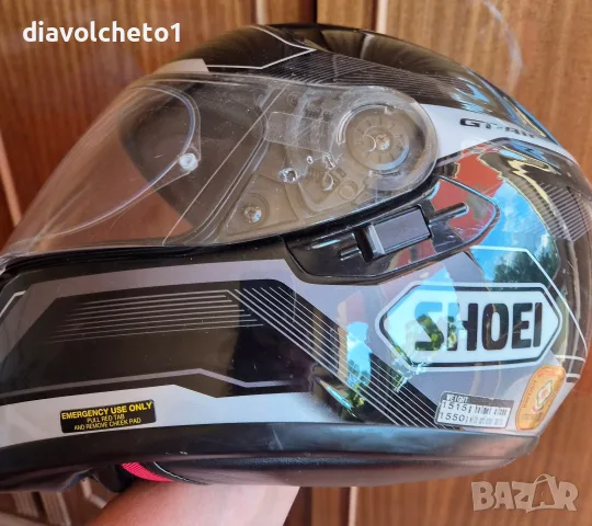 Продавам каска Shoei GT-Air.. ползвана в добро състояние . Размер L. 200 евро, снимка 3 - Аксесоари и консумативи - 55417017