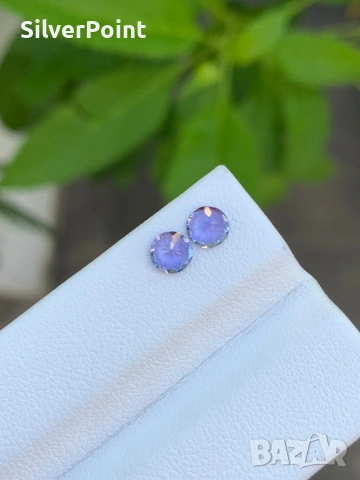 Танзанит чифт VVS, снимка 3 - Други - 54176663