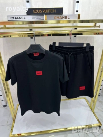 Hugo Boss Нов Черен Мъжки Комплект Хюго Бос 