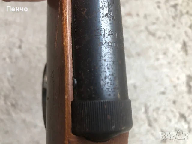 стара въздушна пушка "DIANA" Mod.22 - MADE IN GERMANY, снимка 10 - Антикварни и старинни предмети - 55313124