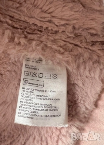 Розово Зимно Кожухче H&М, снимка 5 - Палта, манта - 54199422