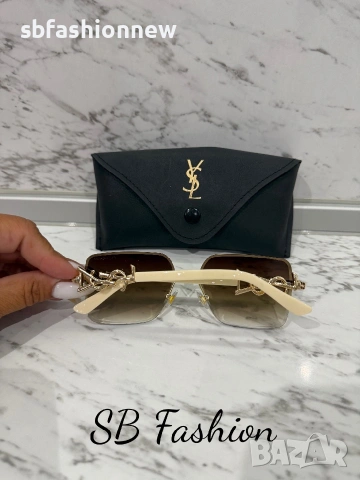 Ysl очила с лого, снимка 3 - Слънчеви и диоптрични очила - 55042077