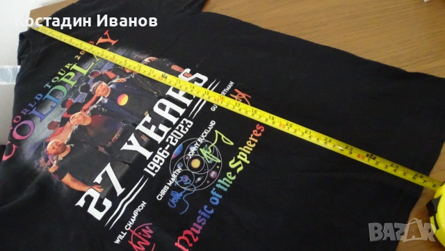 Coldplay Tour 2023 рок концерт тениска Колдплей, снимка 10 - Тениски - 54998088