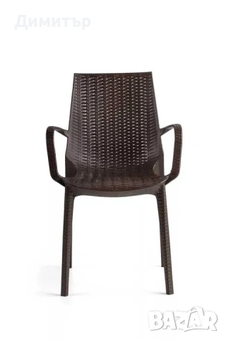 Комплект маса + 6 стола или 4 стола ратан 3 цвята и размери маси мод.5, снимка 2 - Маси - 54235396