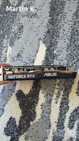 Видеокарта Asus dual 3050 oc 8GB, снимка 6 - Видеокарти - 54332325