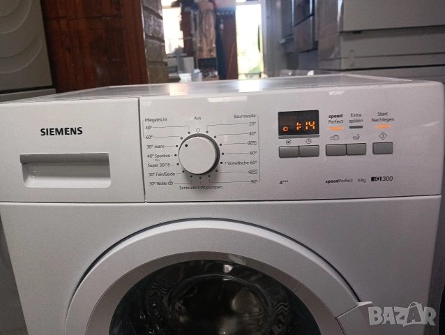 Като нова слим пералня Сименс Siemens IQ 300 A+++ 6кг 2 години гаранция!, снимка 5 - Перални - 54694748
