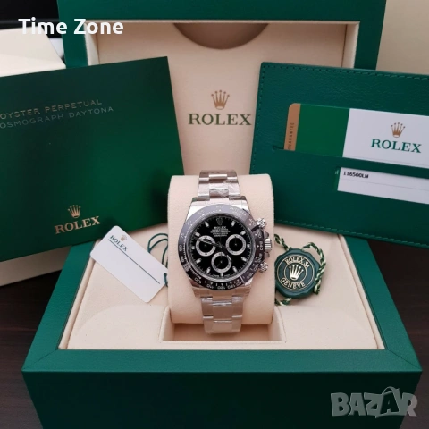Rolex Cosmograph Daytona 40mm Steel Black Dial Ceramic Automatic Различни Варианти, снимка 2 - Мъжки - 54042509