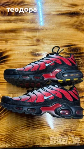 Nike TN Air Max Plus Black Fiery Red, снимка 7 - Маратонки - 55682043