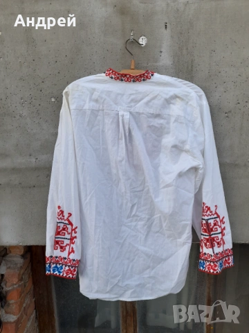 Стара мъжка риза за носия #2, снимка 5 - Антикварни и старинни предмети - 54368796