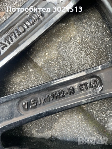 Mercedes CLA 19ки ET45, 7,5J AMG 3 броя Джанти 2 броя гуми , снимка 7 - Гуми и джанти - 54778731