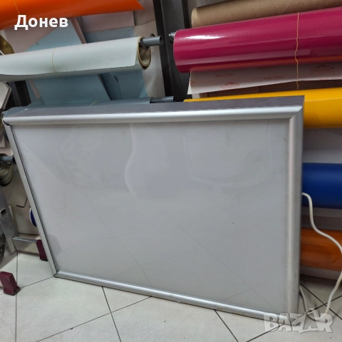 Светеща рекламна табела 89 X 65 см. 12см дебелина