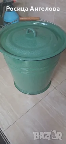 Емайлирана кофа с капак 