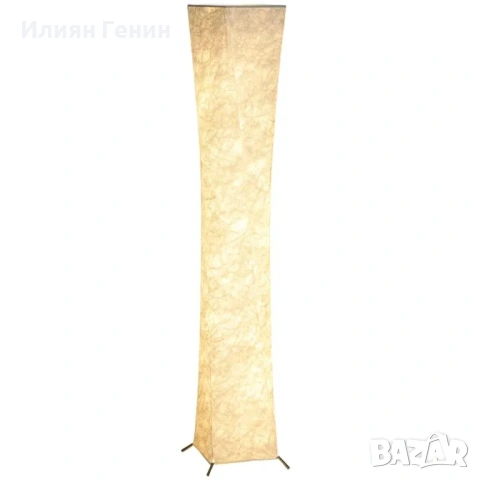 Подова лампа HOMCOM с хартиен абажур