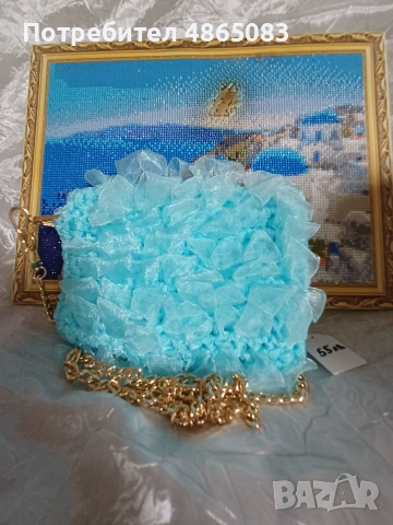 Дамски плетени чанти - органза, снимка 2 - Чанти - 55100777