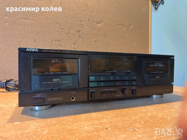 касетен дек "AIWA AD-WX616", снимка 4 - Декове - 54706380