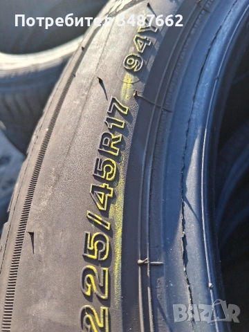 225 45 17 Bridgestone 2бр летни дот 2023г , снимка 4 - Гуми и джанти - 54126907