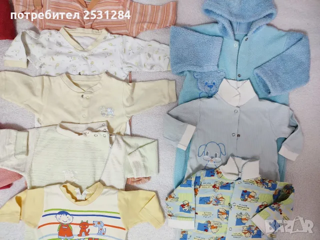 бебешки лот, бебешки дрехи, възраст 0 до 6 месеца, снимка 6 - Комплекти за бебе - 55621362