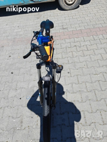 BG Алуминиев велосипед 26" JUMP hdb оранж, снимка 6 - Велосипеди - 54862592