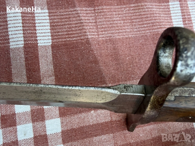 SWISS BAYONET SCHMIDT-RUBIN M1918 швейцарски щик нож кортик острие пушка шмид-рубин 1918 кания лопус, снимка 6 - Ножове - 55538950