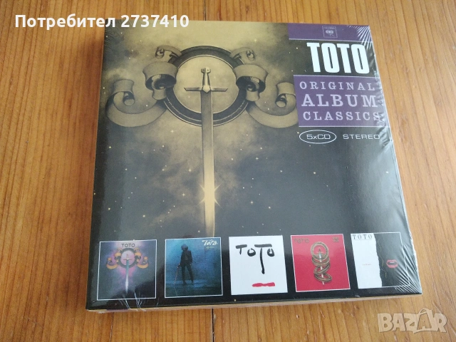 TOTO - BOX SET 5CD 17.90евро оригинални дискове