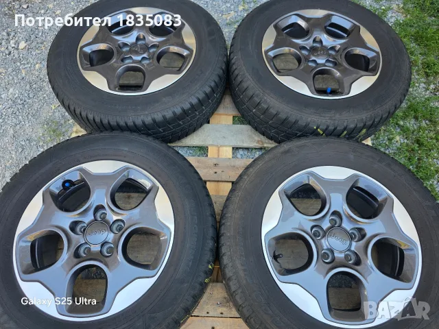 Лети джанти 16ки 5х110 Jeep + зимни гуми 215/65/16 Falken, снимка 2 - Гуми и джанти - 55424710