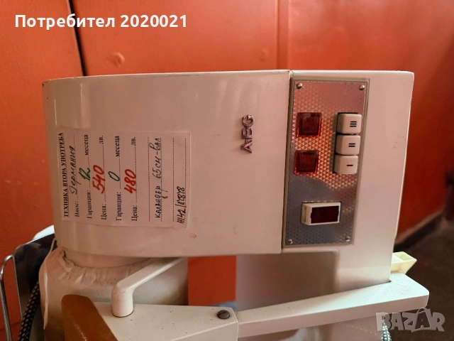 Гладачна машина(каландър) AEG. , снимка 3 - Ютии - 54695054