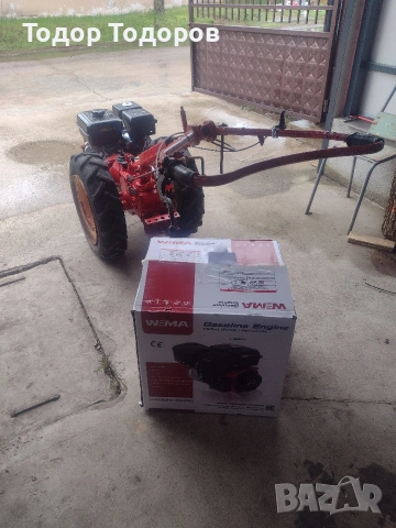 Мотоблок, мотофреза или мотокултиватор акме след основно сервизиране с фреза и нов двигател., снимка 7 - Джапанки - 54123005