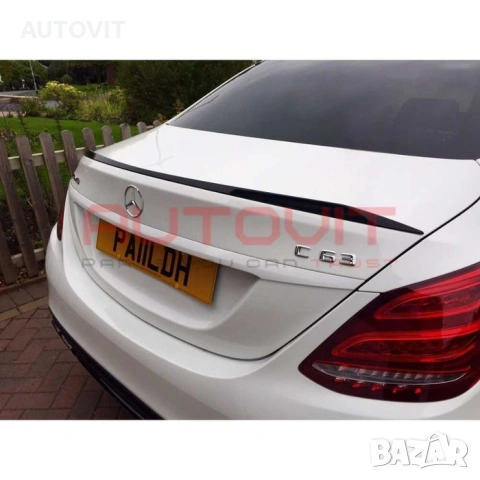 Спойлер за багажник Mercedes-Benz w205 черен гланц лип, снимка 3 - Аксесоари и консумативи - 55000901