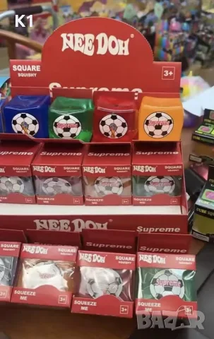 Nee Doh Fifa World Cup 2026 Squishy Nice Cube, Скуиши NeeDoh Световно 