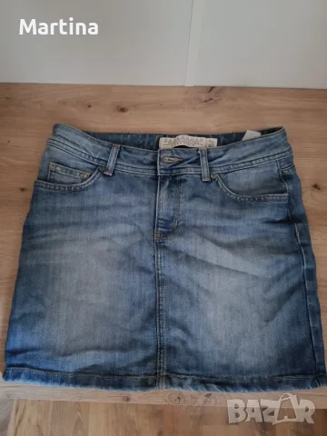 Дамска къса дънкова пола Zara