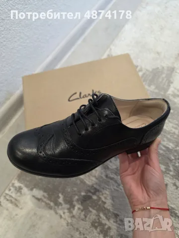 Обувки Clarks - естествена кожа, снимка 2 - Дамски елегантни обувки - 55463321