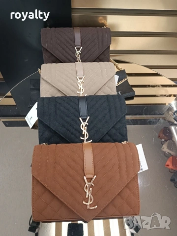 Yves Saint Laurent Нова Дамска Чанта Различни Цветове YSL 
