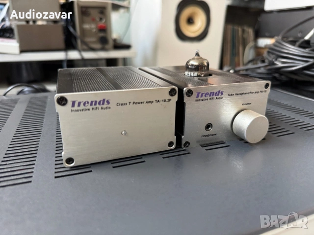 Trends Audio TA-10.2P & PA-10 Лампов предусилвател и Class T стъпало, снимка 2 - Аудиосистеми - 54875596