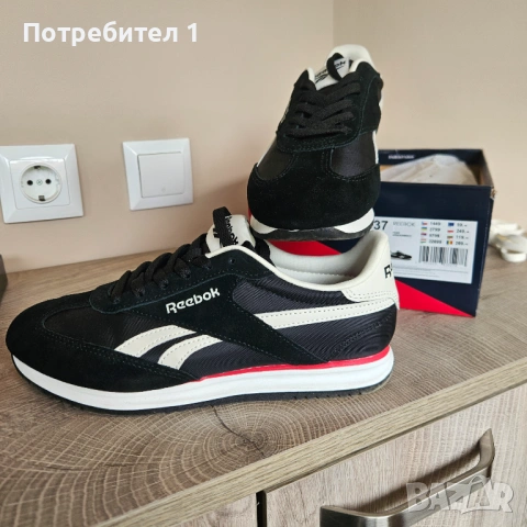 Черни маратонки Reebok, снимка 2 - Маратонки - 54469384