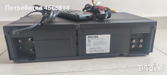 Видео PHILIPS VHS , снимка 3 - Плейъри, домашно кино, прожектори - 54508387