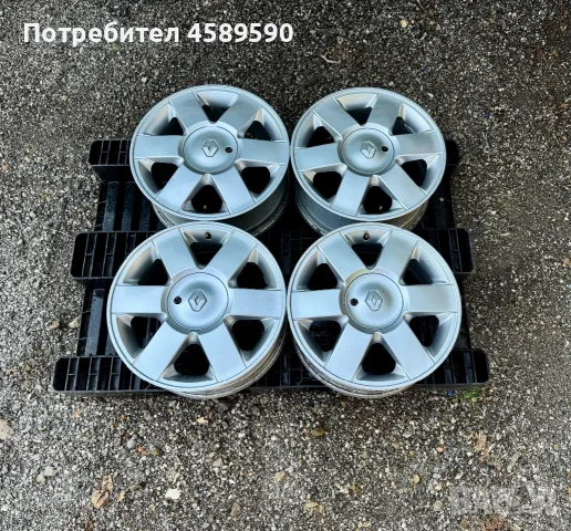 4бр.Алуминиеви джанти 16цола 4x100 за Renault Clio,Twingo,Dacia Sandero,Jogger,Nissan Micra,Note