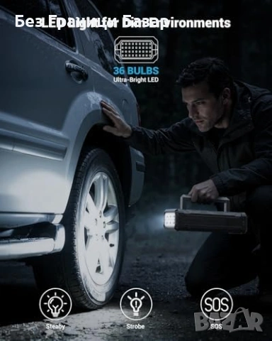 Нов Стартер за акумулатор 5000A с компресор 150PSI Power Bank кола уред, снимка 8 - Друга електроника - 54142571