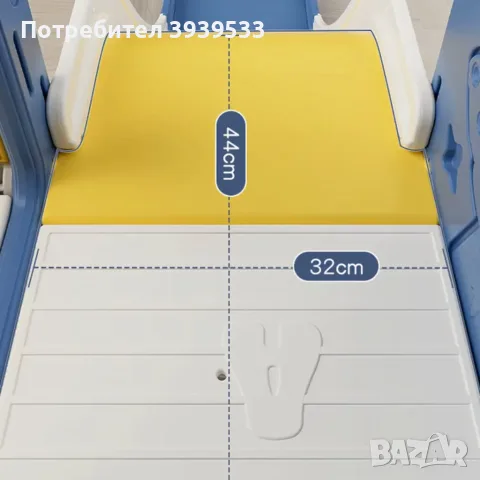 Детска пързалка за дома и градината - здрава конструкция, UV защита и бърз монтаж, снимка 2 - Градински мебели, декорация  - 55382097