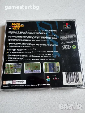 Grand Theft Auto (GTA) за PS1, снимка 2 - Игри за PlayStation - 55421481