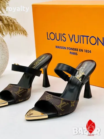 Louis Vuitton Нови Дамски Чехли Луи Витон Различни Цветове , снимка 2 - Чехли - 55339145
