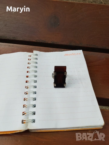 сребърен пръстен скамак, снимка 3 - Пръстени - 54242184