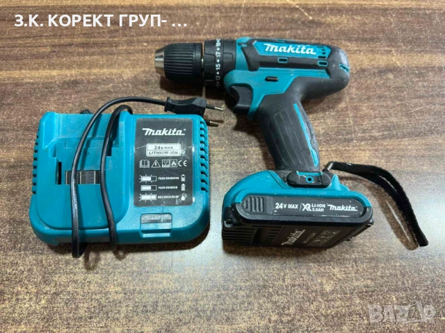 Акумулаторен винтоверт Makita 550dwe + зарядно и батерия
