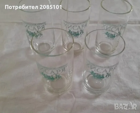 Стъклени водни чаши, снимка 6 - Чаши - 52154725